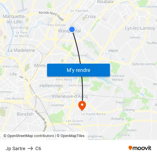 Jp Sartre to C6 map