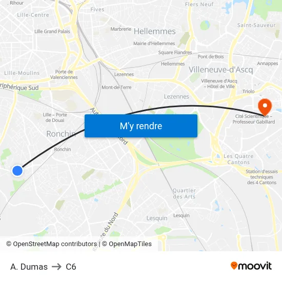 A. Dumas to C6 map