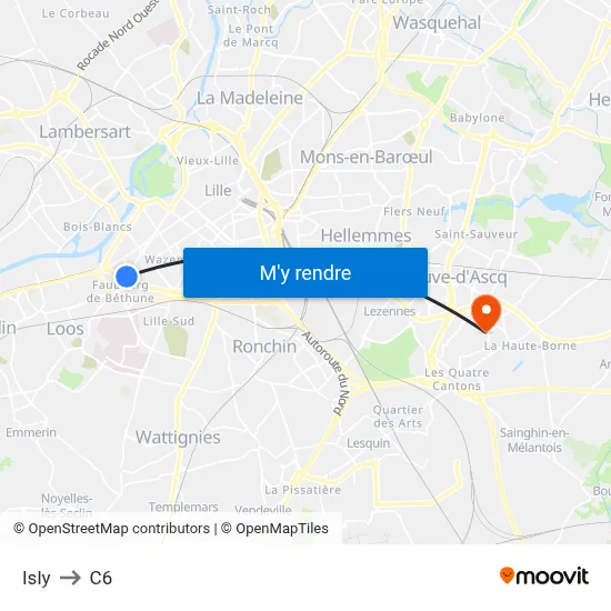 Isly to C6 map