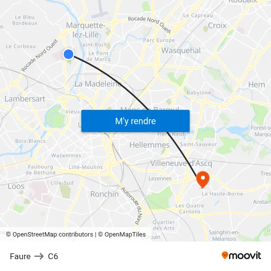 Faure to C6 map