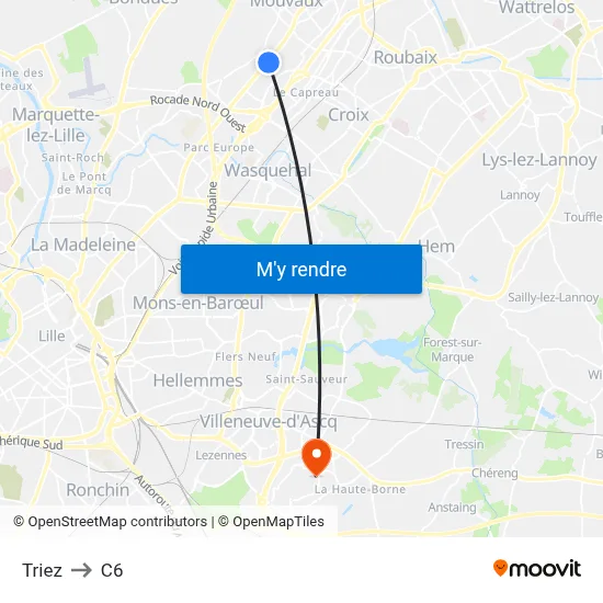 Triez to C6 map