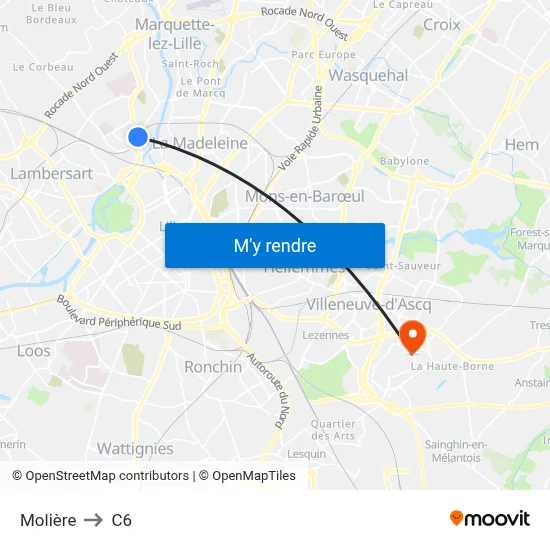 Molière to C6 map