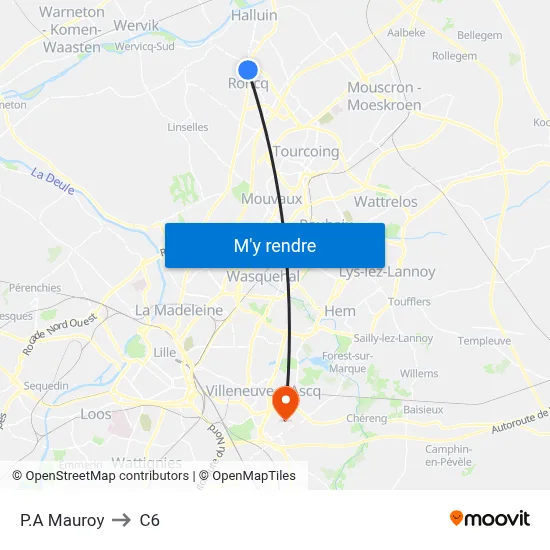 P.A Mauroy to C6 map