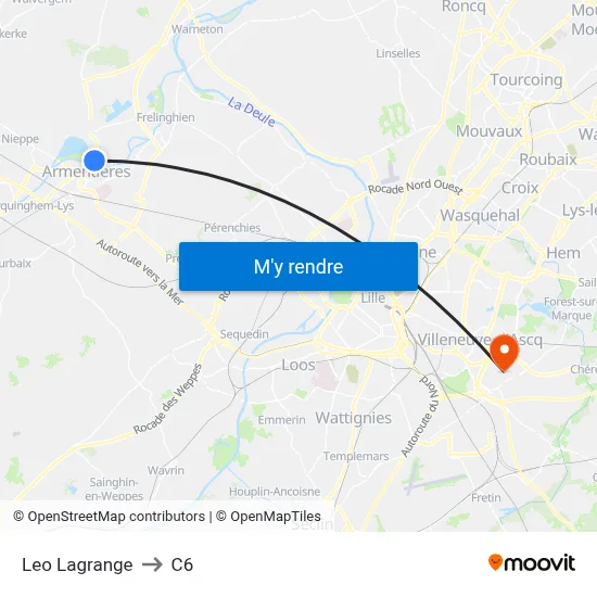 Leo Lagrange to C6 map