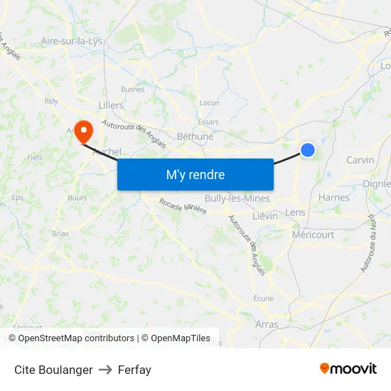 Cite Boulanger to Ferfay map