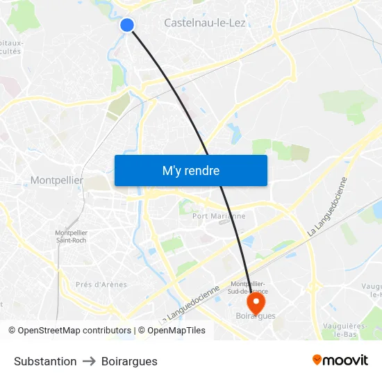 Substantion to Boirargues map