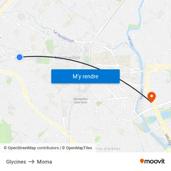 Glycines to Moma map