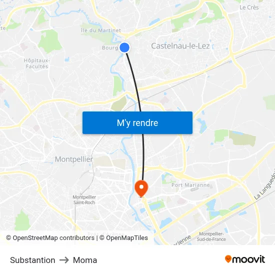 Substantion to Moma map