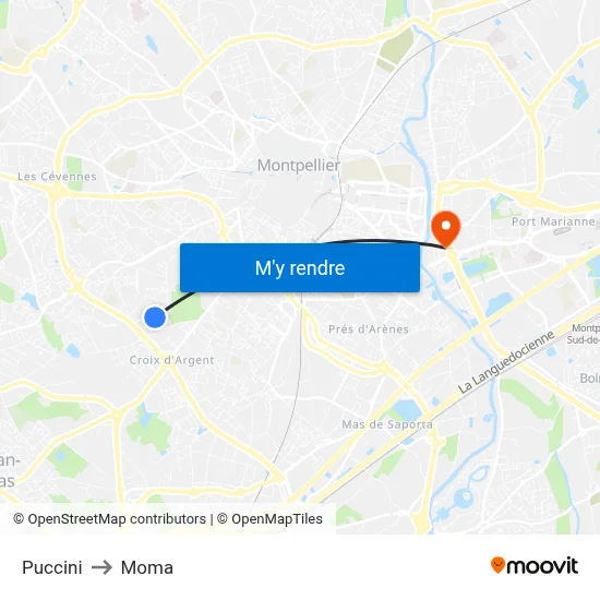 Puccini to Moma map