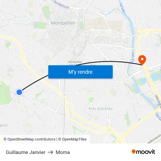 Guillaume Janvier to Moma map