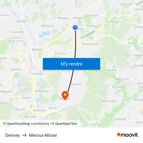 Denney to Meroux-Moval map
