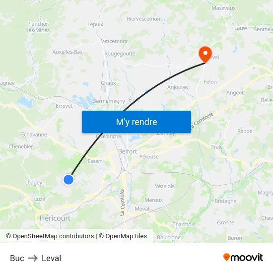 Buc to Leval map
