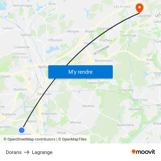 Dorans to Lagrange map