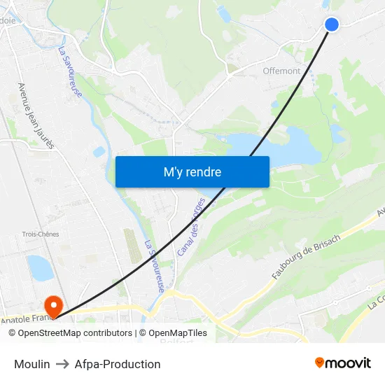 Moulin to Afpa-Production map