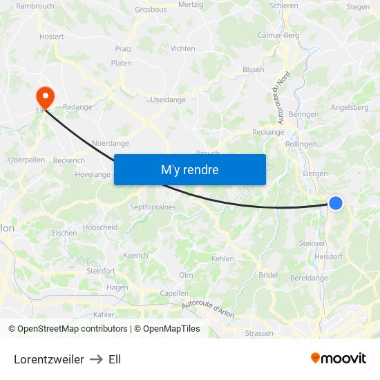 Lorentzweiler to Ell map