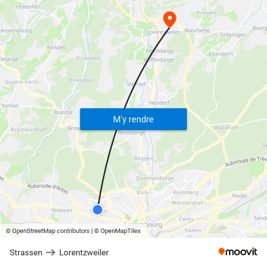 Strassen to Lorentzweiler map