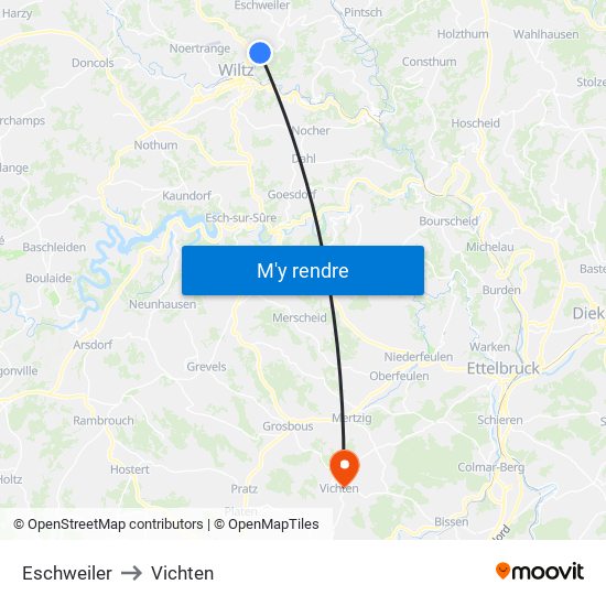 Eschweiler to Eschweiler map