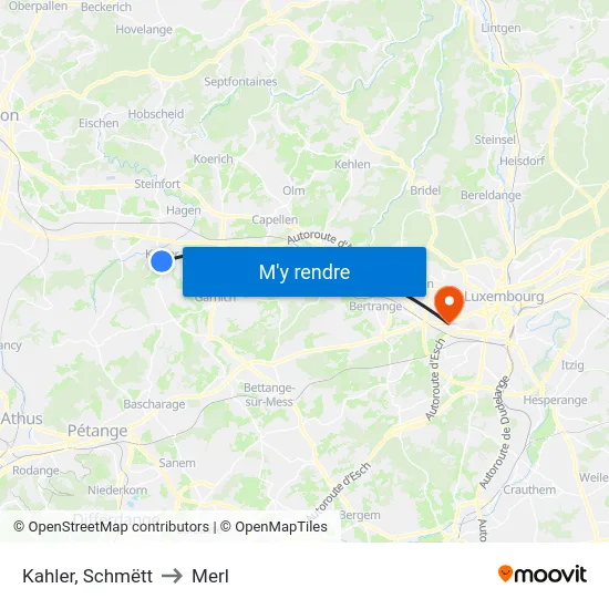 Kahler, Schmëtt to Merl map