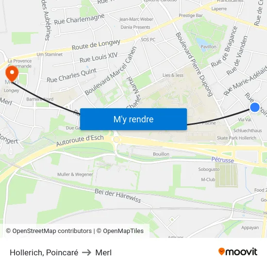 Hollerich, Poincaré to Merl map