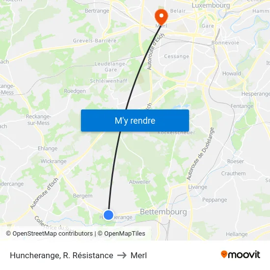 Huncherange, R. Résistance to Merl map