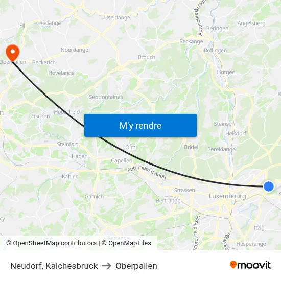 Neudorf, Kalchesbruck to Oberpallen map