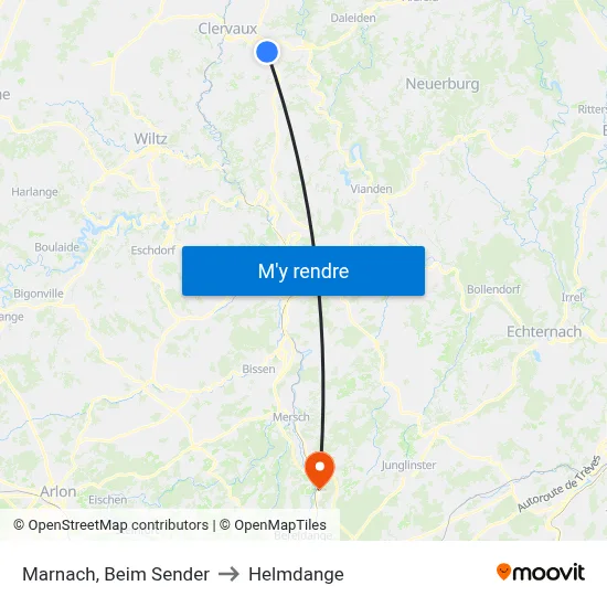 Marnach, Beim Sender to Helmdange map