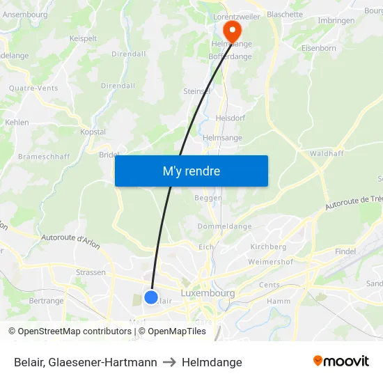 Belair, Glaesener-Hartmann to Helmdange map