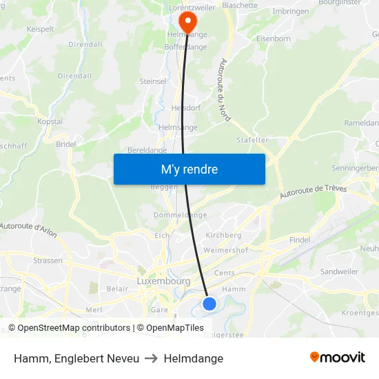 Hamm, Englebert Neveu to Helmdange map