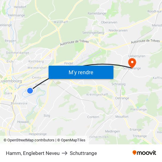Hamm, Englebert Neveu to Schuttrange map