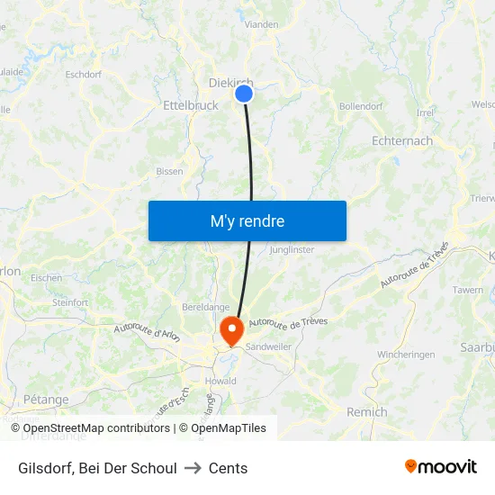 Gilsdorf, Bei Der Schoul to Cents map