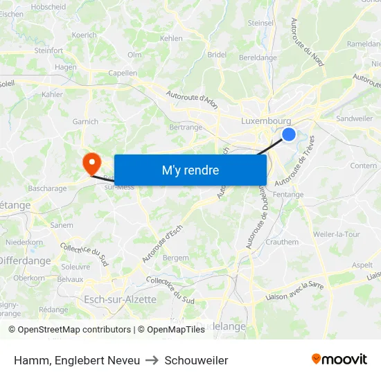 Hamm, Englebert Neveu to Schouweiler map