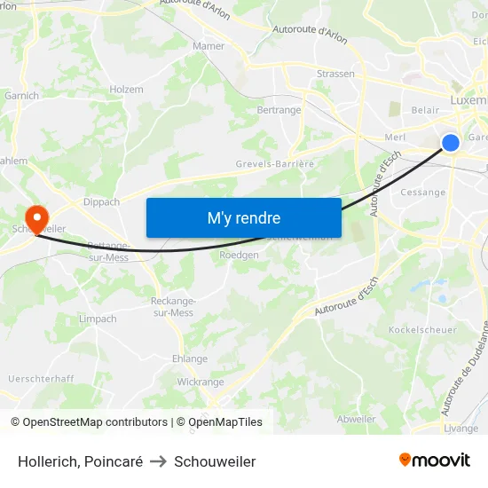 Hollerich, Poincaré to Schouweiler map