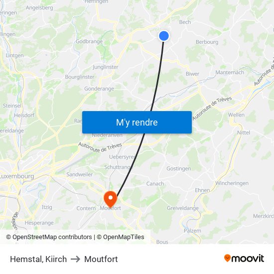 Hemstal, Kiirch to Moutfort map
