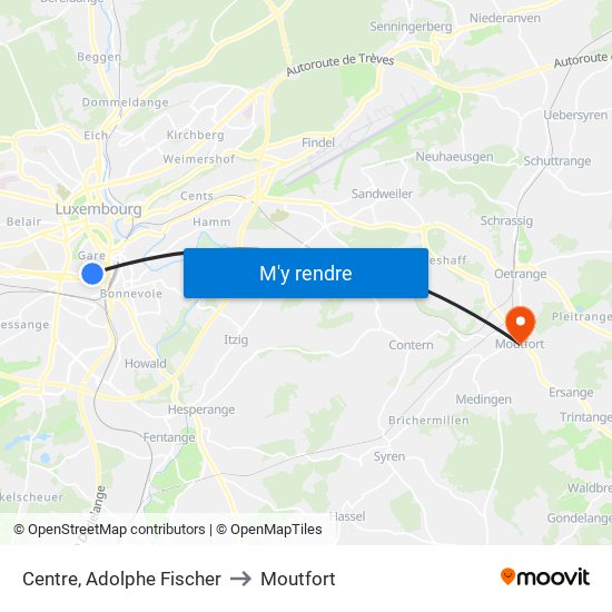 Centre, Adolphe Fischer to Moutfort map