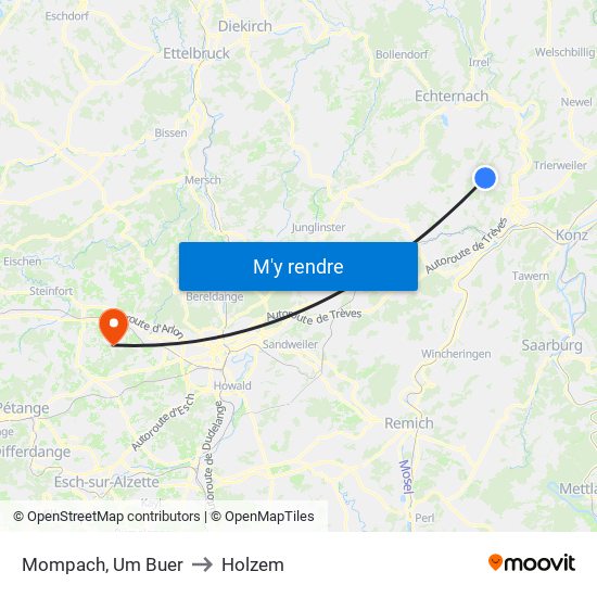 Mompach, Um Buer to Holzem map