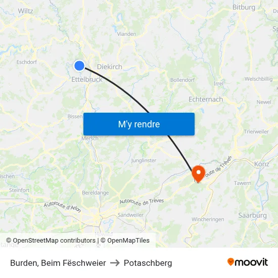 Burden, Beim Fëschweier to Potaschberg map