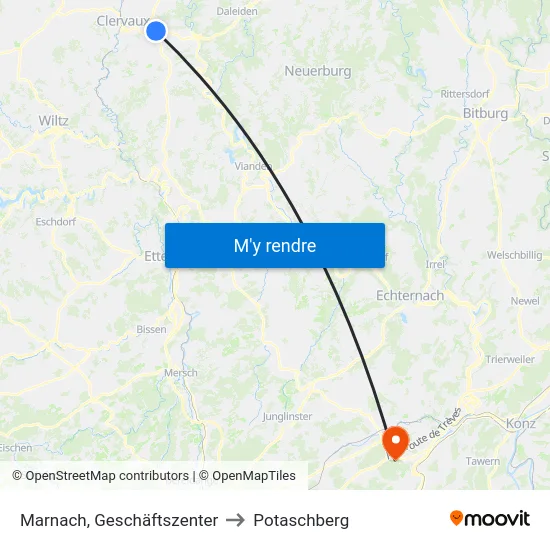Marnach, Geschäftszenter to Potaschberg map