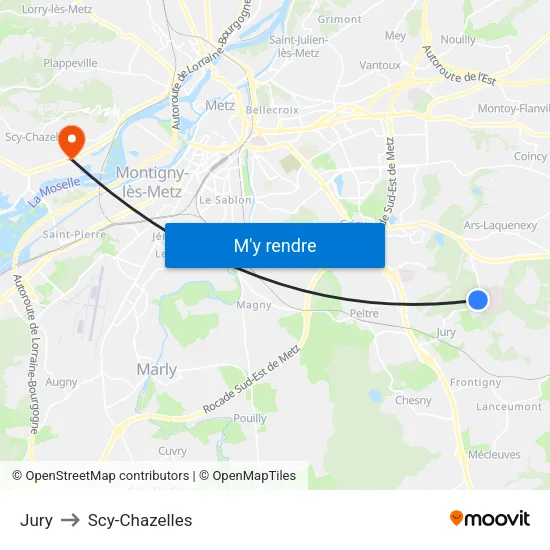 Jury to Scy-Chazelles map