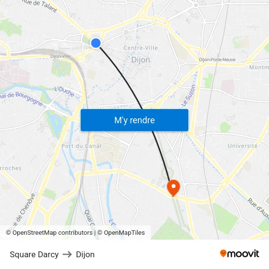 Square Darcy to Dijon map