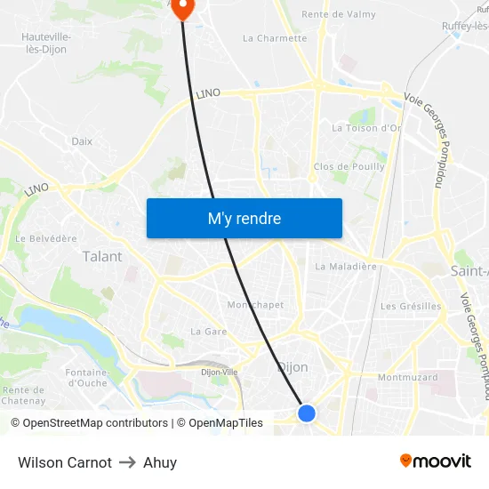 Wilson Carnot to Ahuy map