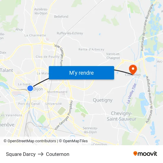 Square Darcy to Couternon map