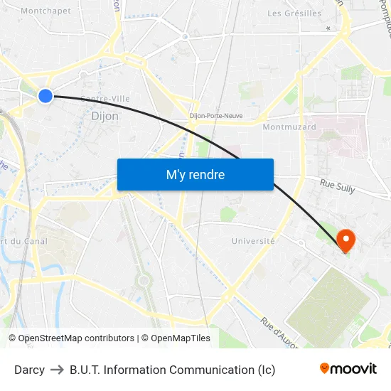 Darcy to B.U.T. Information Communication (Ic) map