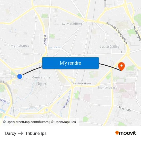 Darcy to Tribune Ips map