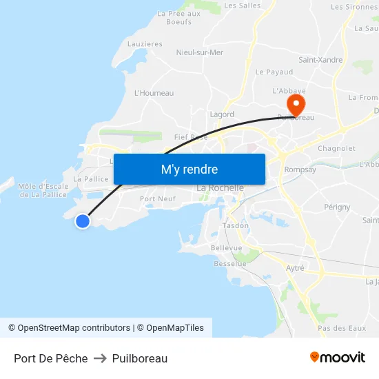 Port De Pêche to Puilboreau map