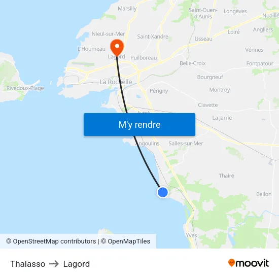 Thalasso to Lagord map