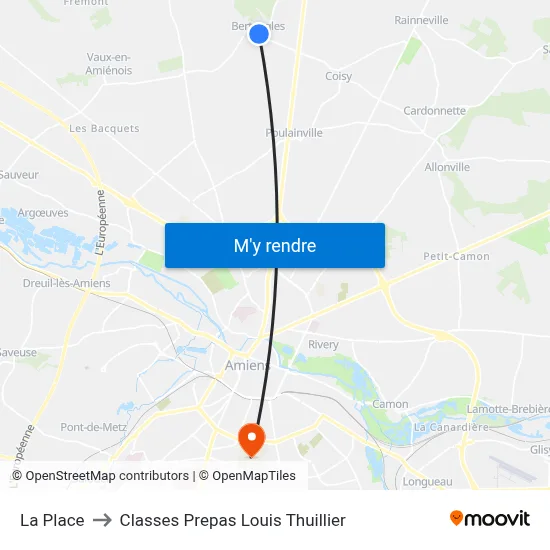 La Place to Classes Prepas Louis Thuillier map