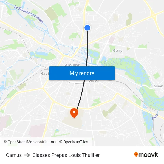 Camus to Classes Prepas Louis Thuillier map