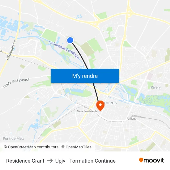 Résidence Grant to Upjv - Formation Continue map