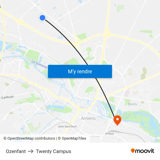 Ozenfant to Twenty Campus map