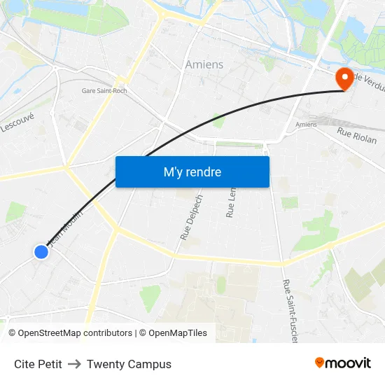 Cite Petit to Twenty Campus map